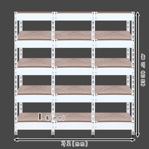 [무볼트앵글 - 3열6단]bd-036가로(W)*폭(D)*높이(H)선택