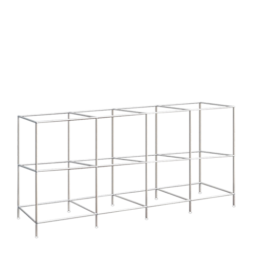 [ 콤비락 진열대 - 4열 3단 ]가로(W)2400mm폭(깊이)300mm높이(H)700mm[배송비무료]