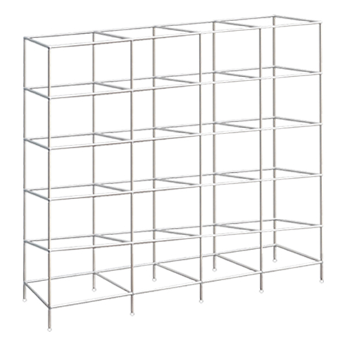 [ 콤비락 진열대 - 4열 6단 ]가로(W)2400mm폭(깊이)300mm높이(H)1600mm[배송비무료]